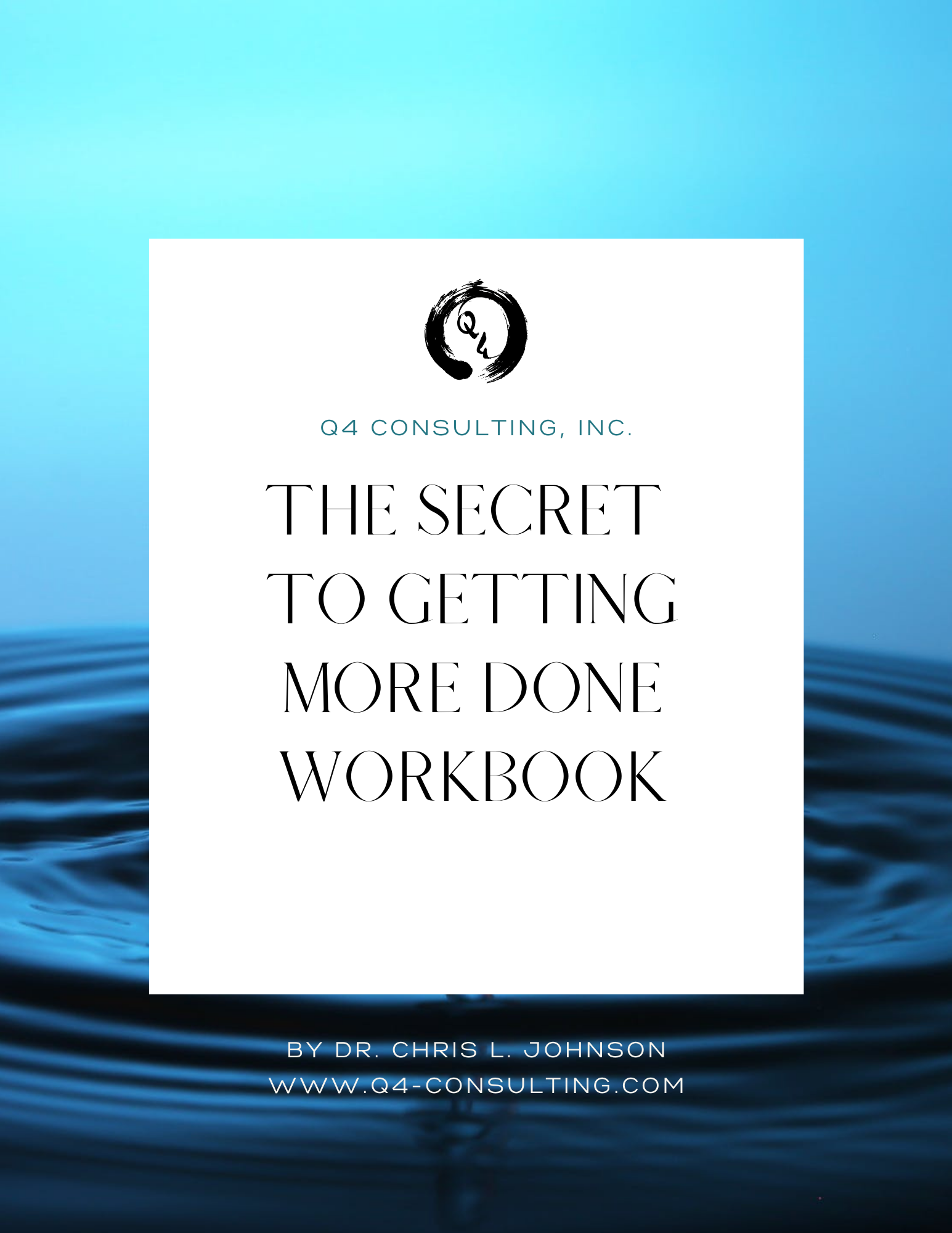 Cover of Secrets to Getting More Done Workbook